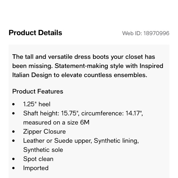 Franco Sarto Brown Leather Knee-High Boots - Picture 6 of 6